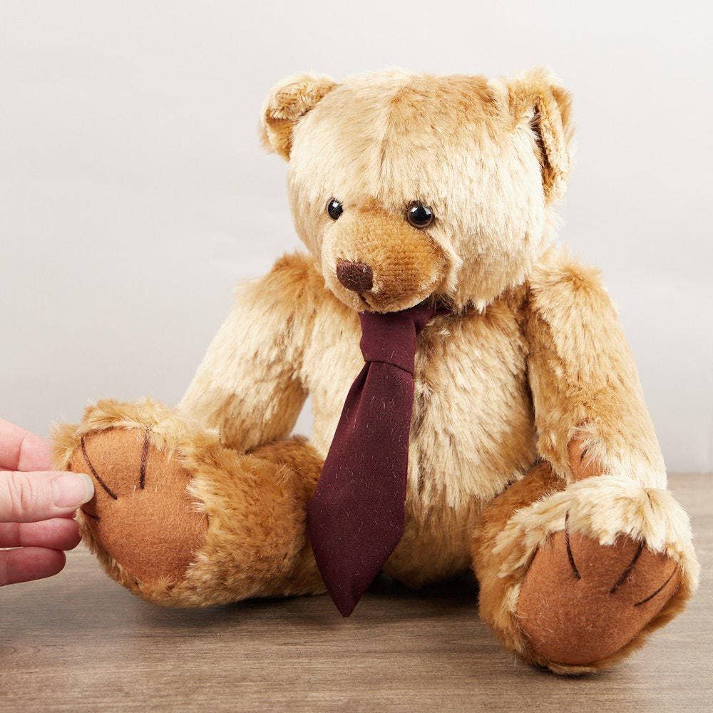 Primitive Cooperstown Wool Mohair Jointed Bear