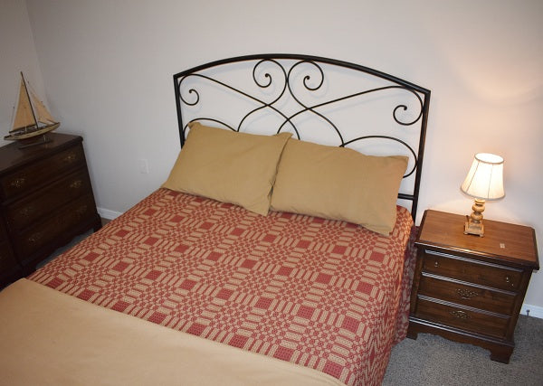 Primitive Packsville Rose Natural Throw Blanket 52"x74"