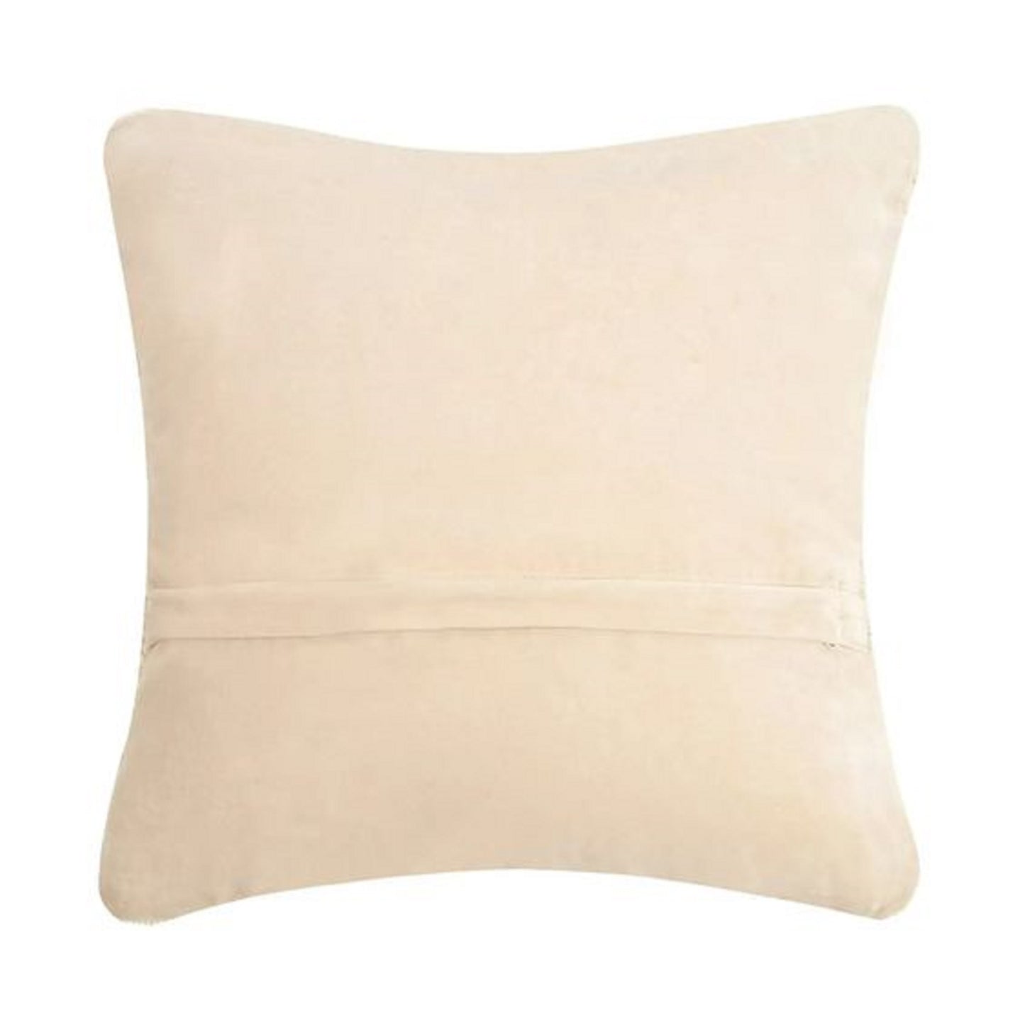 Fall Leaves Wreath Wool Hook Pillow 18" x 18"