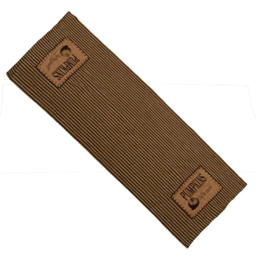 Primitive "Pumpkins By The Pound" Table Runner 14"x36"