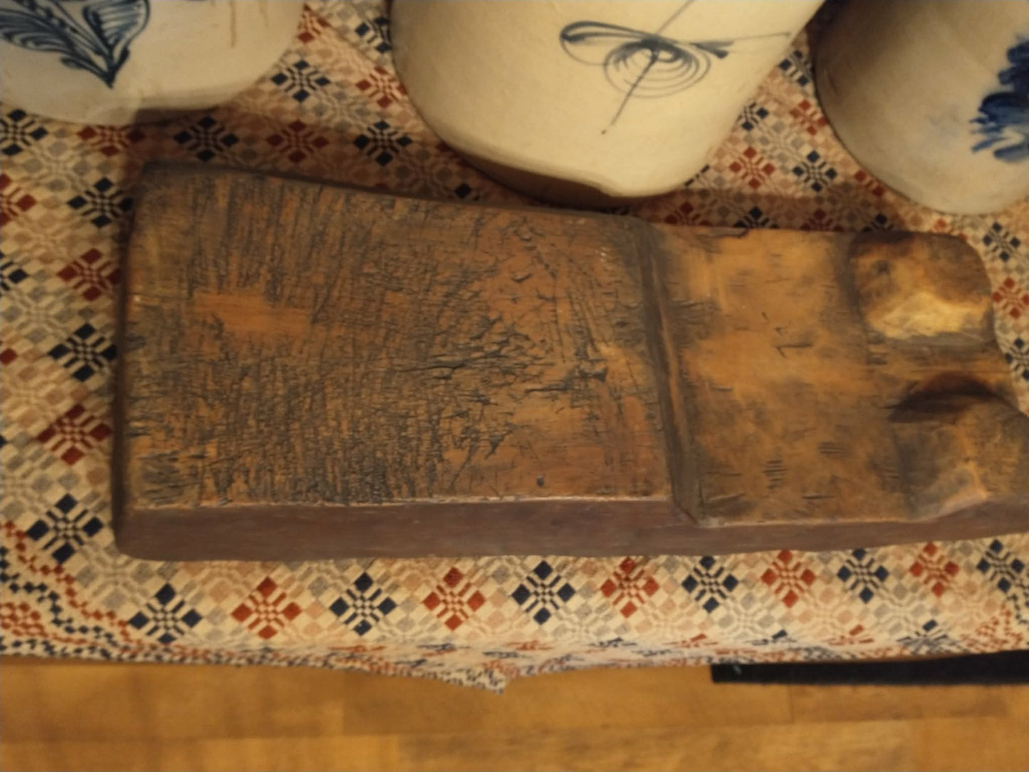 Primitive Reproduction Dough Bowl Trencher 25" Long